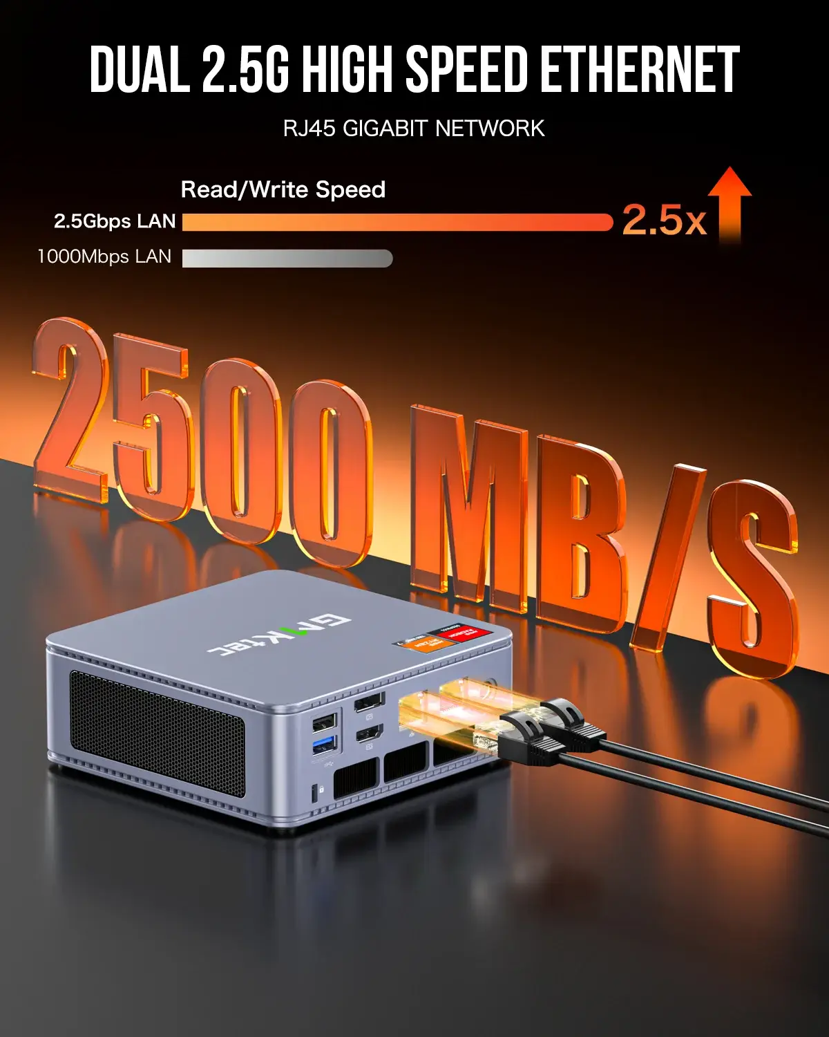 Mini PC GMKtec NucBox K6 AMD Ryzen 7 7840HS | 16GB RAM | SSD 1TB