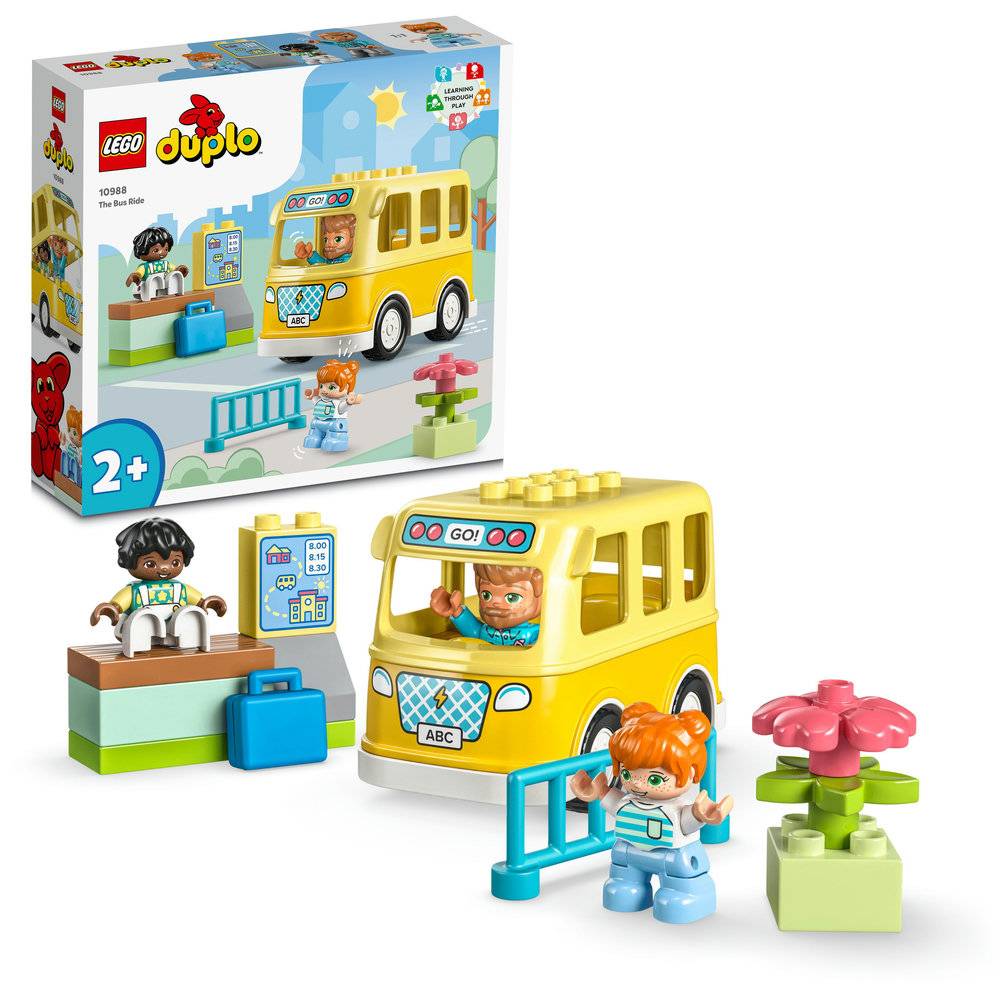 LEGO DUPLO: O Passeio de Autocarro | Idades 2+ | 16 Peças | Item 10988