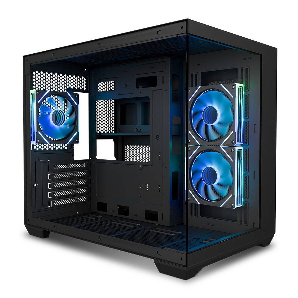 Caixa Micro-ATX Zolyd Pulsar Vidro Temperado Preta | PCDIGA