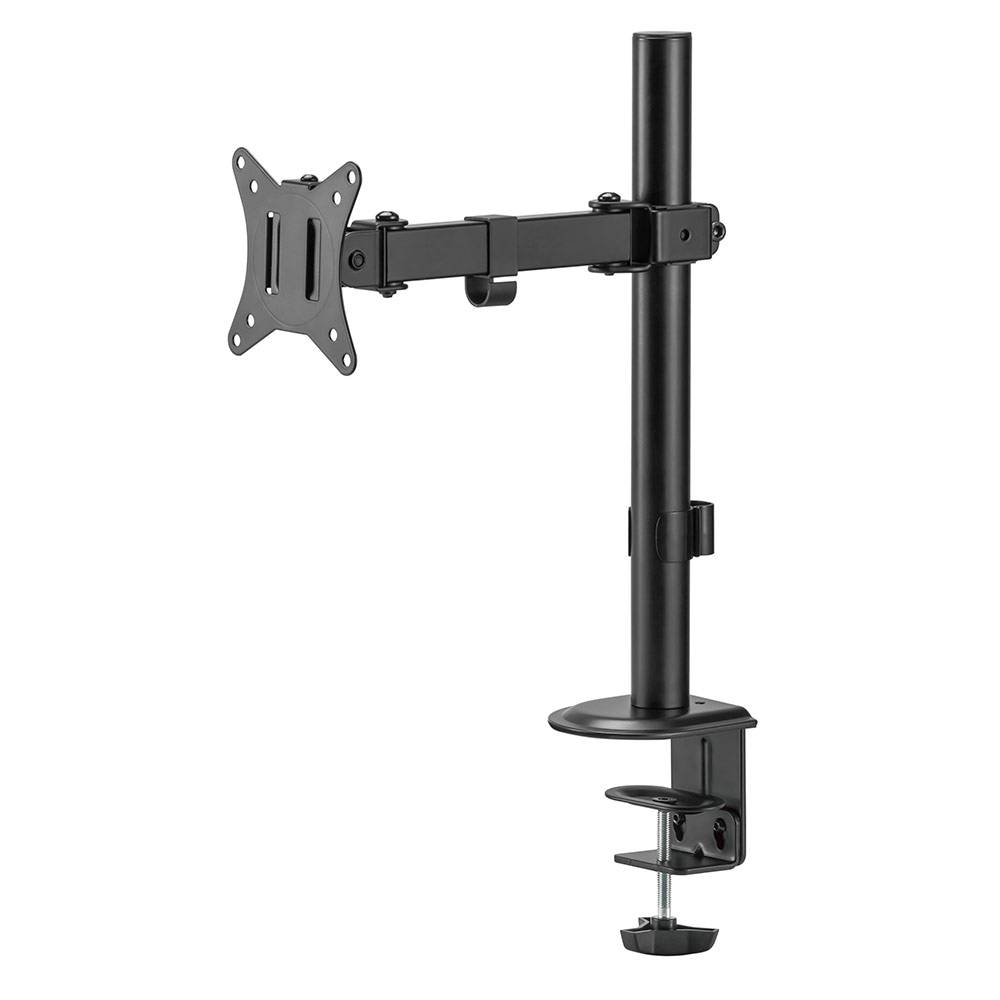 Suporte de Secretária Gembird MA-D1-03 Monitor Desk Mount Single Arm (Rotação/Inclinação/Retração) 17 - 32 Preto