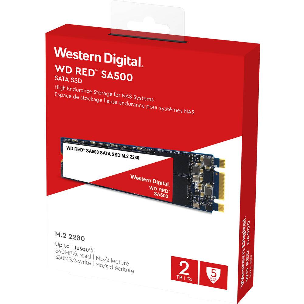 SSD M.2 2280 SANDISK WD Red SA500 2TB TLC NAND SATA III (6 Gb/s