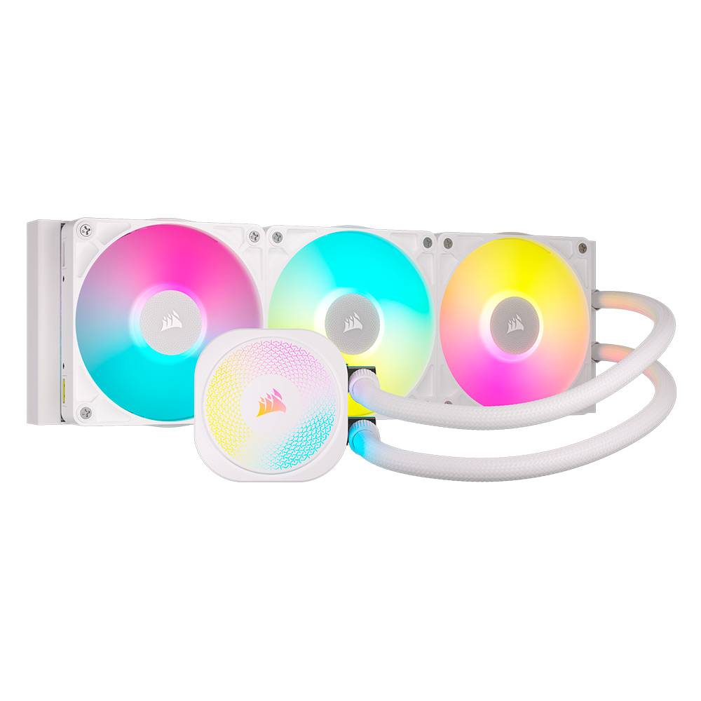 Water Cooler CPU Corsair iCue Link Titan 360 RX LCD 360mm Branco