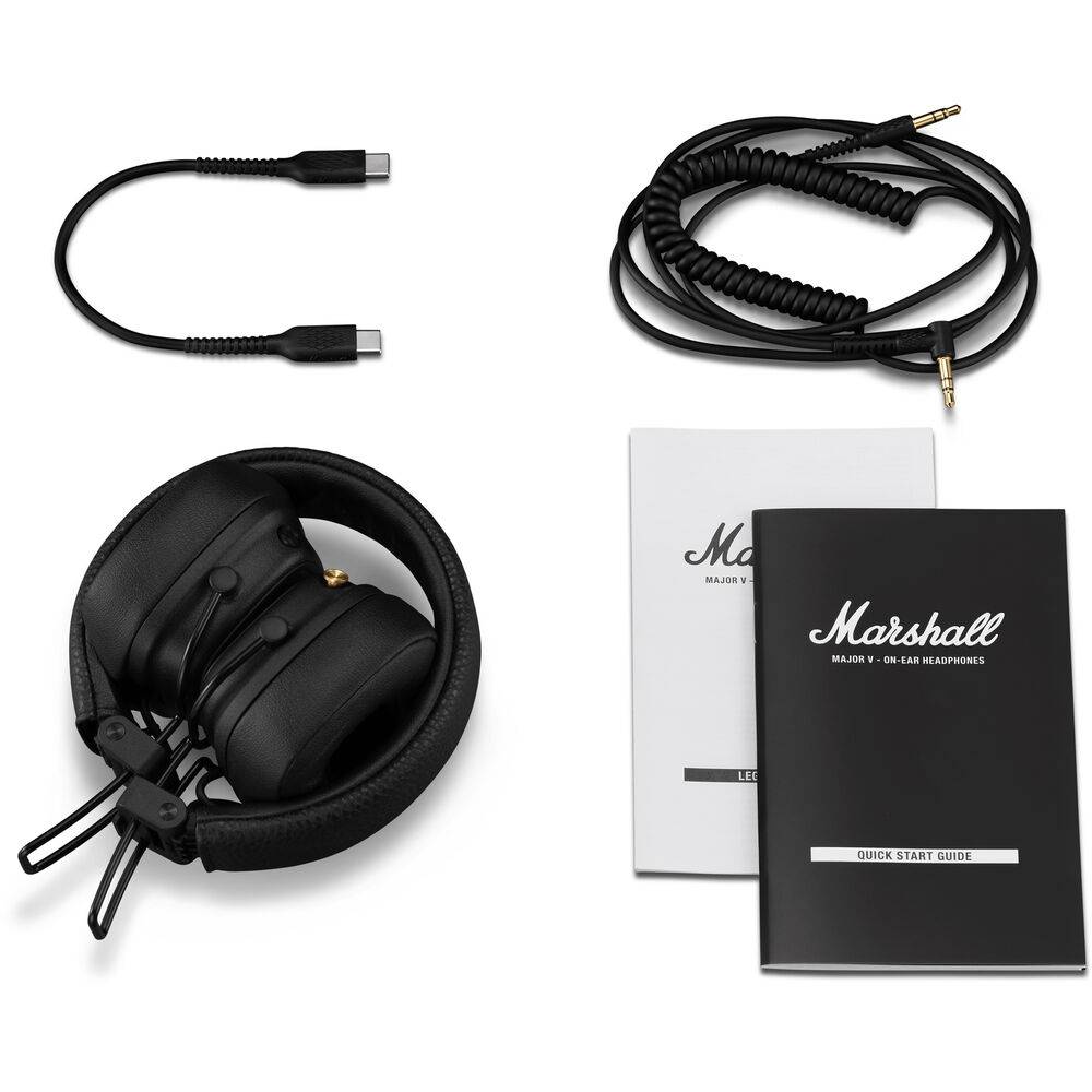 Headphones Marshall Major V Bluetooth Pretos | PCDIGA
