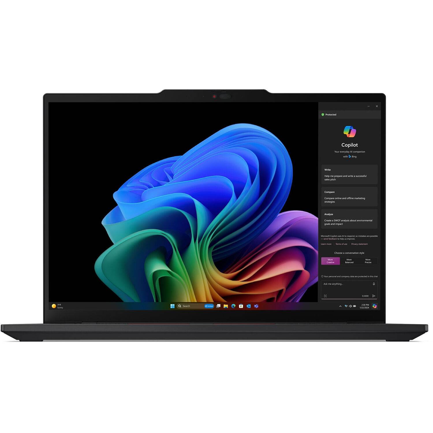 Portátil Lenovo ThinkPad T14s Snapdragon G6 Copilot AI 14