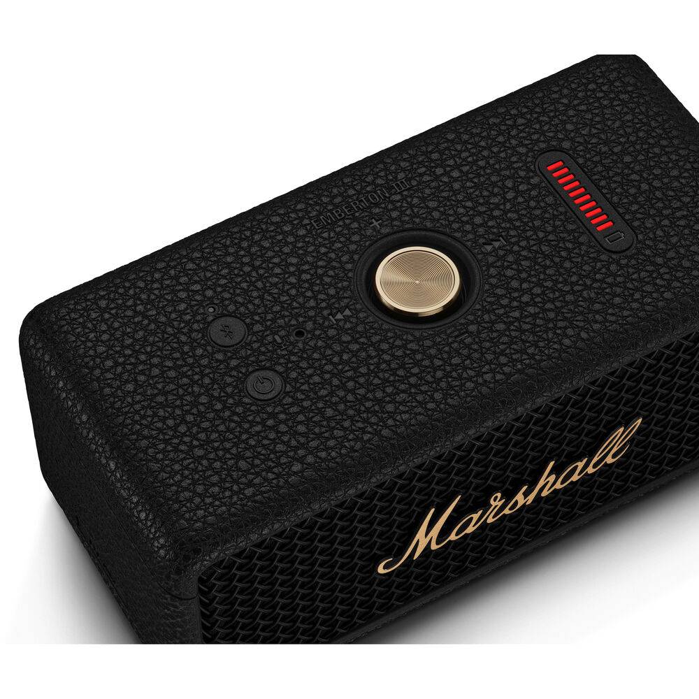 Coluna Portátil Marshall Emberton III Bluetooth Black & Brass | PCDIGA