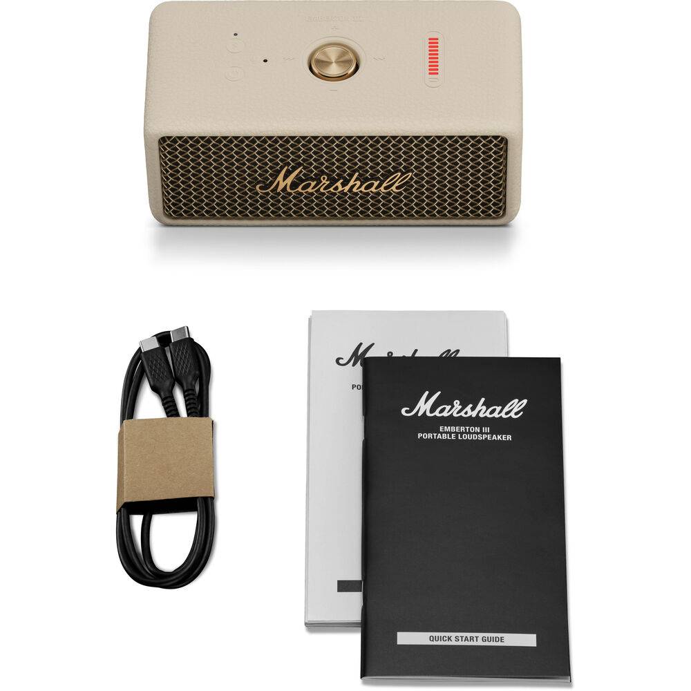 Coluna Portátil Marshall Emberton III Bluetooth Cream | PCDIGA