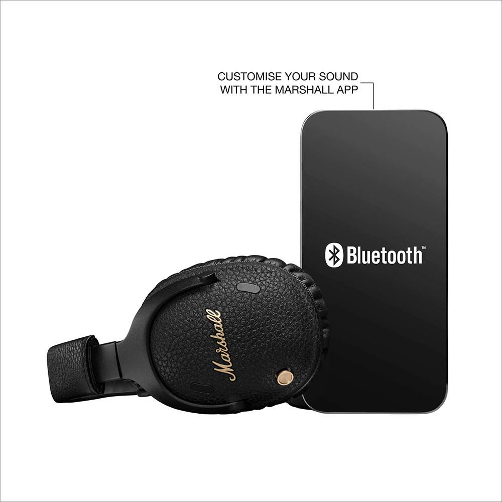 Headphones Marshall Monitor III A.N.C Bluetooth Pretos | PCDIGA