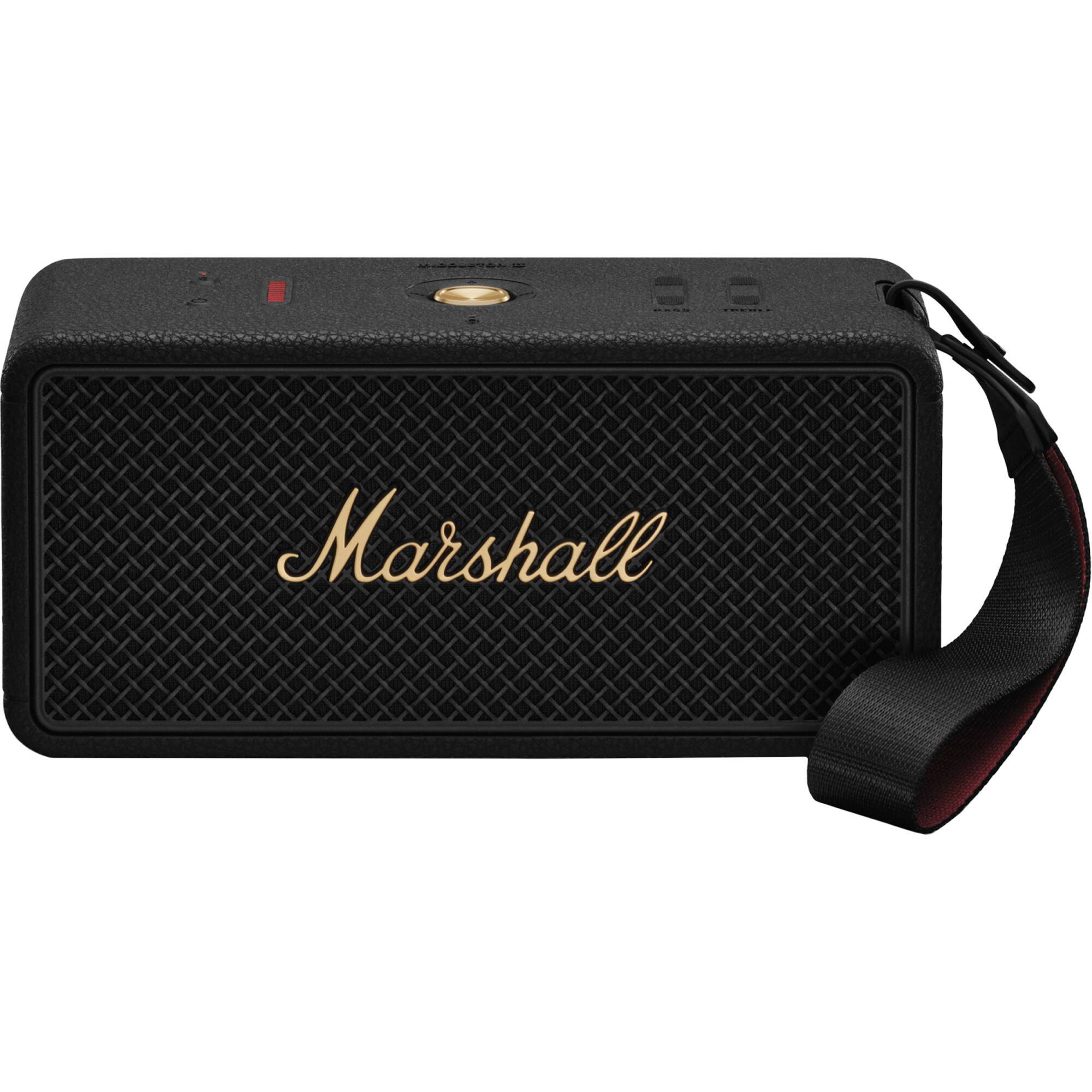 Coluna Portátil Marshall Middleton II Bluetooth Black & Brass | PCDIGA