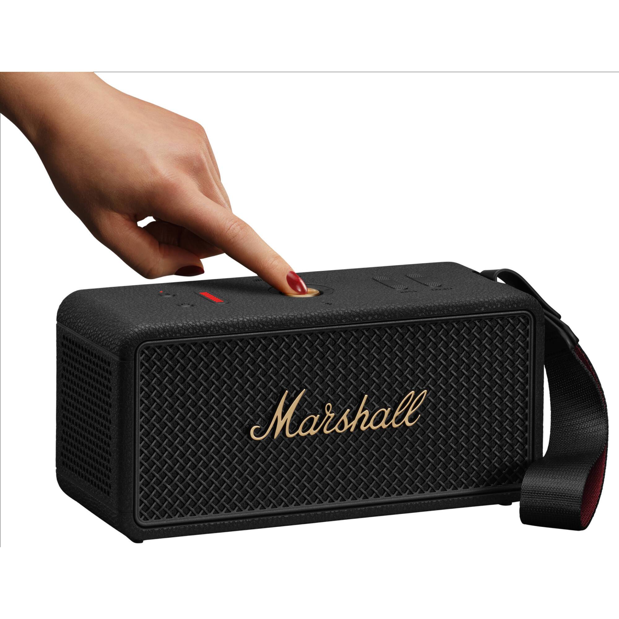 Coluna Portátil Marshall Middleton II Bluetooth Black & Brass | PCDIGA