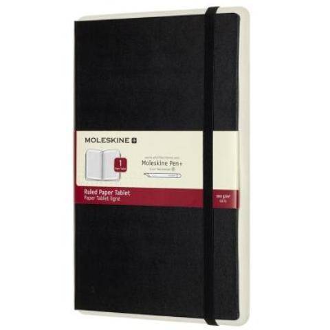 Caderno Grande Pautado Moleskine Paper Tablet 1 Preto
