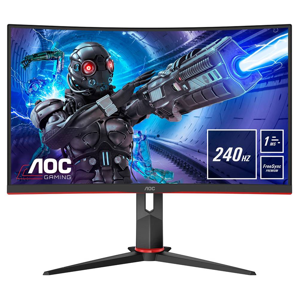 AOC 31.5インチ ゲーミングモニター C32G2ZE 240Hz 本体 C32G2ZE 31.5