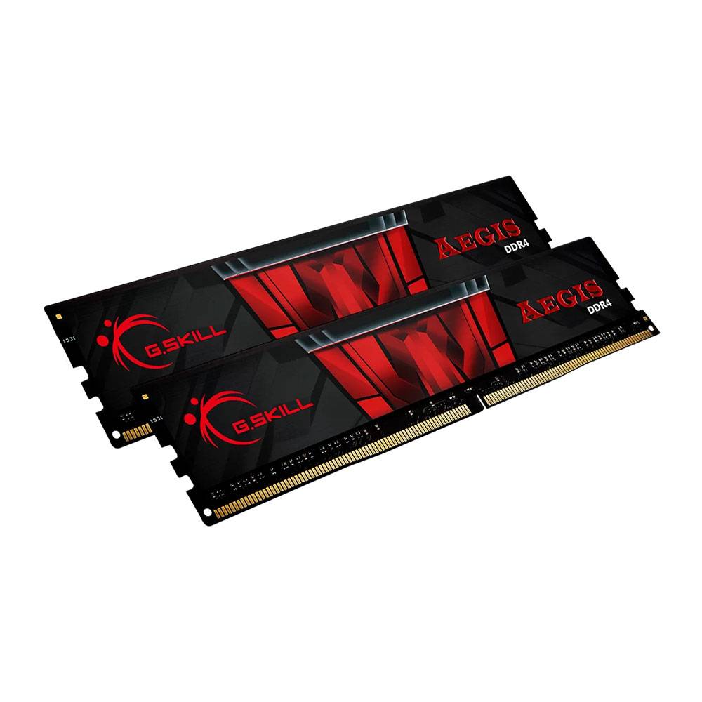 Memória RAM UDIMM G.SKILL Aegis 16GB (2x8GB) DDR4-2400MHz CL17 (17