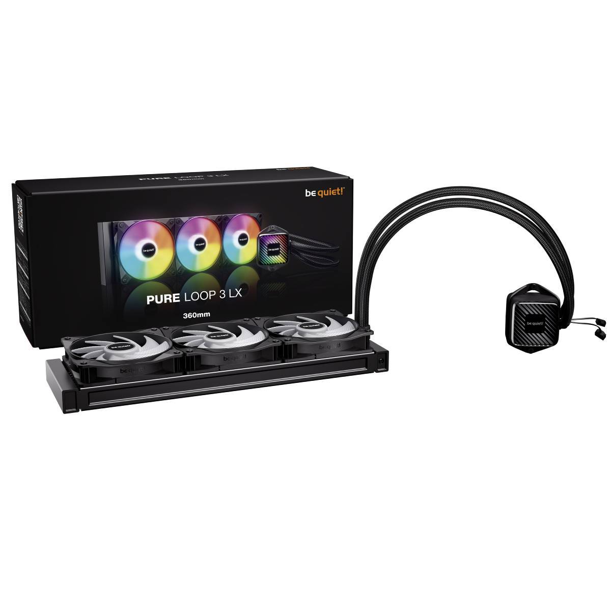 Water Cooler CPU be quiet! Pure Loop 3 LX 360mm All-In-One Preto