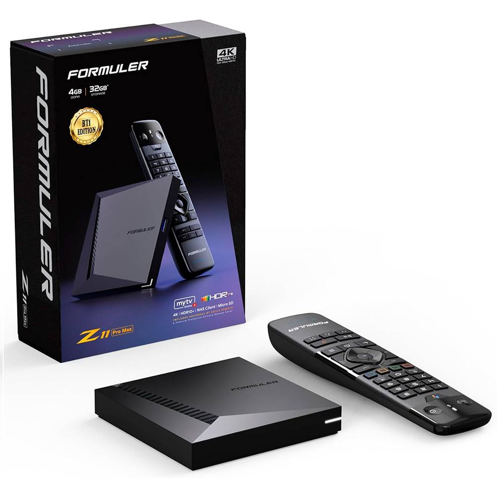 BoxIPTVAndroidOTTFormulerZ11ProMaxBT1Edition4GB/32GB4K2160pMYTVOnline3