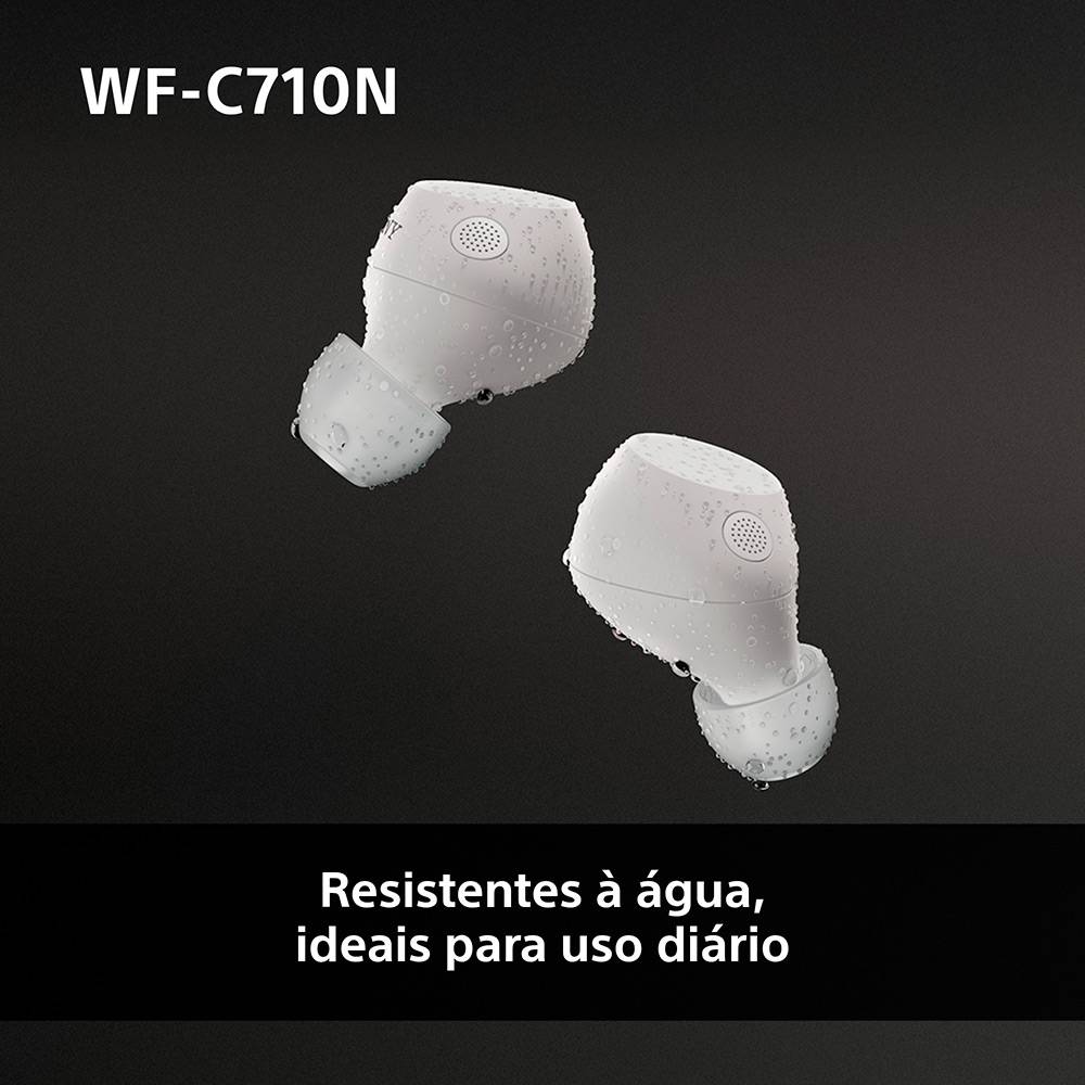 Auriculares Sony WF-C710N Noise Cancelling True Wireless Brancos