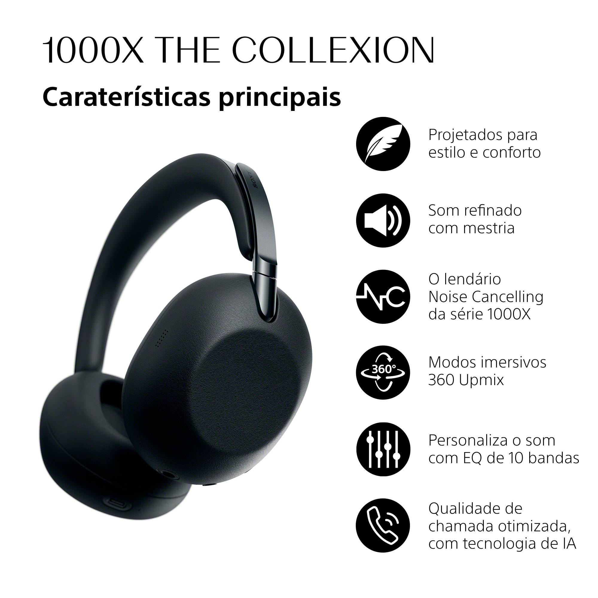 Headphones Sony WH-1000XXB The Collexion Bluetooth ANC Pretos | PCDIGA