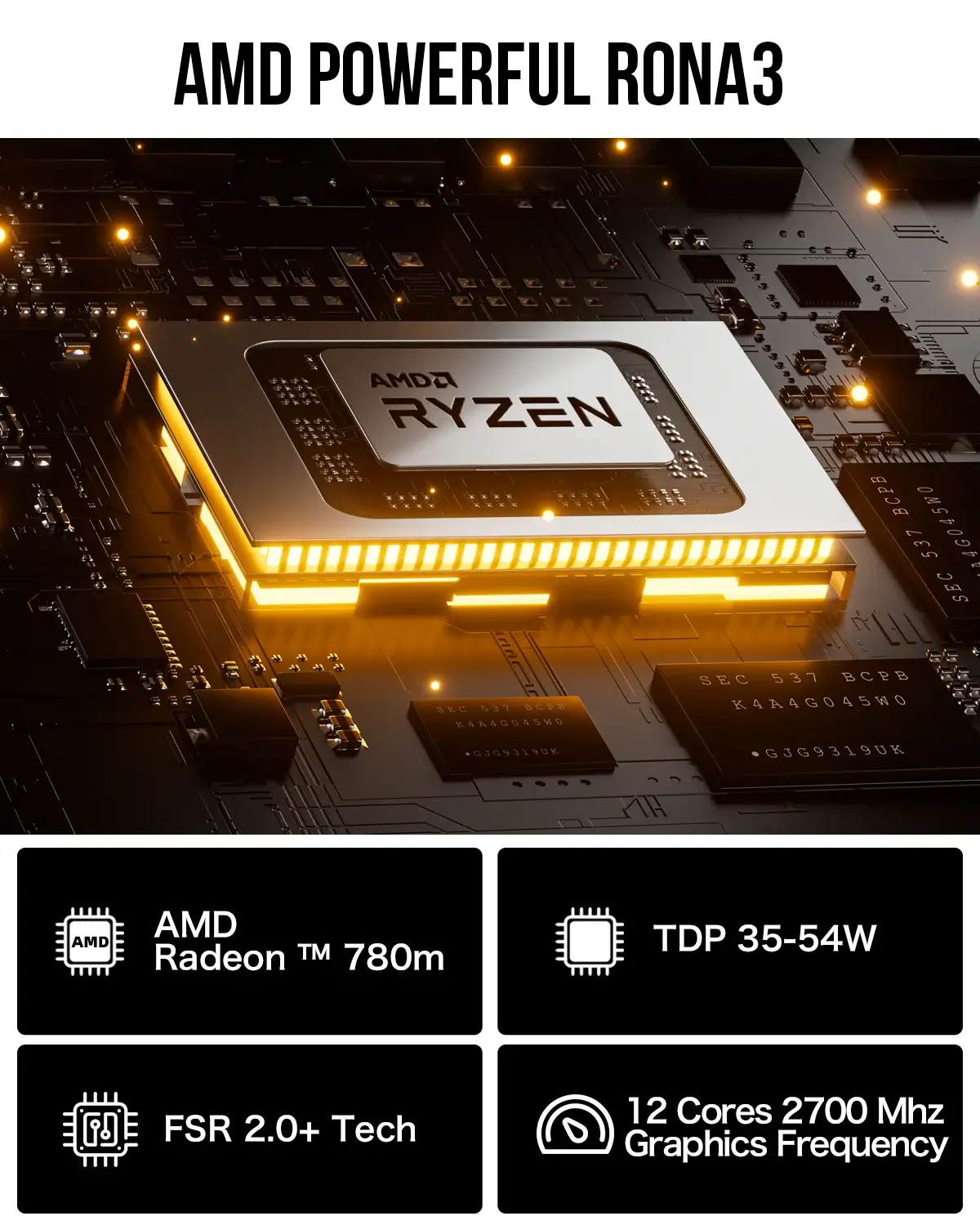 Mini PC GMKtec NucBox K6 AMD Ryzen 7 7840HS | 16GB RAM | SSD 1TB