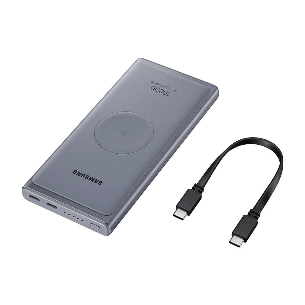 Powerbank Samsung Wireless Battery Pack 10000mAh Cinza | PCDIGA