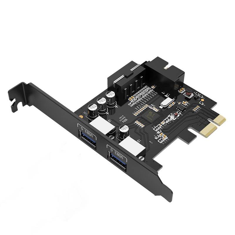 Placa de Expansão Orico PVU3-2O2I-V1 USB3.0 2-Port PCI-E Preta
