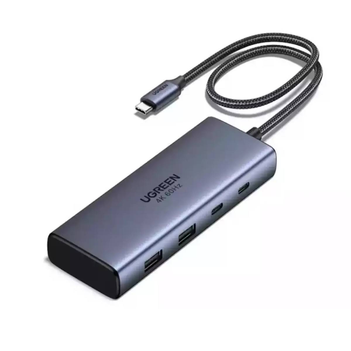 ICY BOX Stazione Di Docking USB-C 9-in-1 Con Doppia HDMI 4K@30Hz E 2K@60Hz – 3 Porte USB, Ethernet E Power Delivery 100W (IB-DK4012-CPD)
