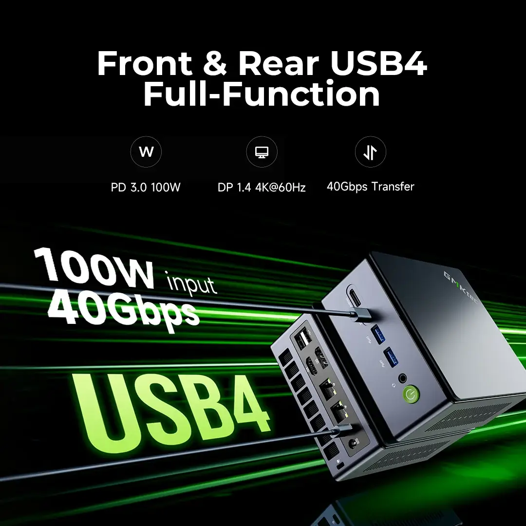 Mini PC GMKtec NucBox M7 Ultra c/ Porta OCuLink AMD Ryzen 7 PRO