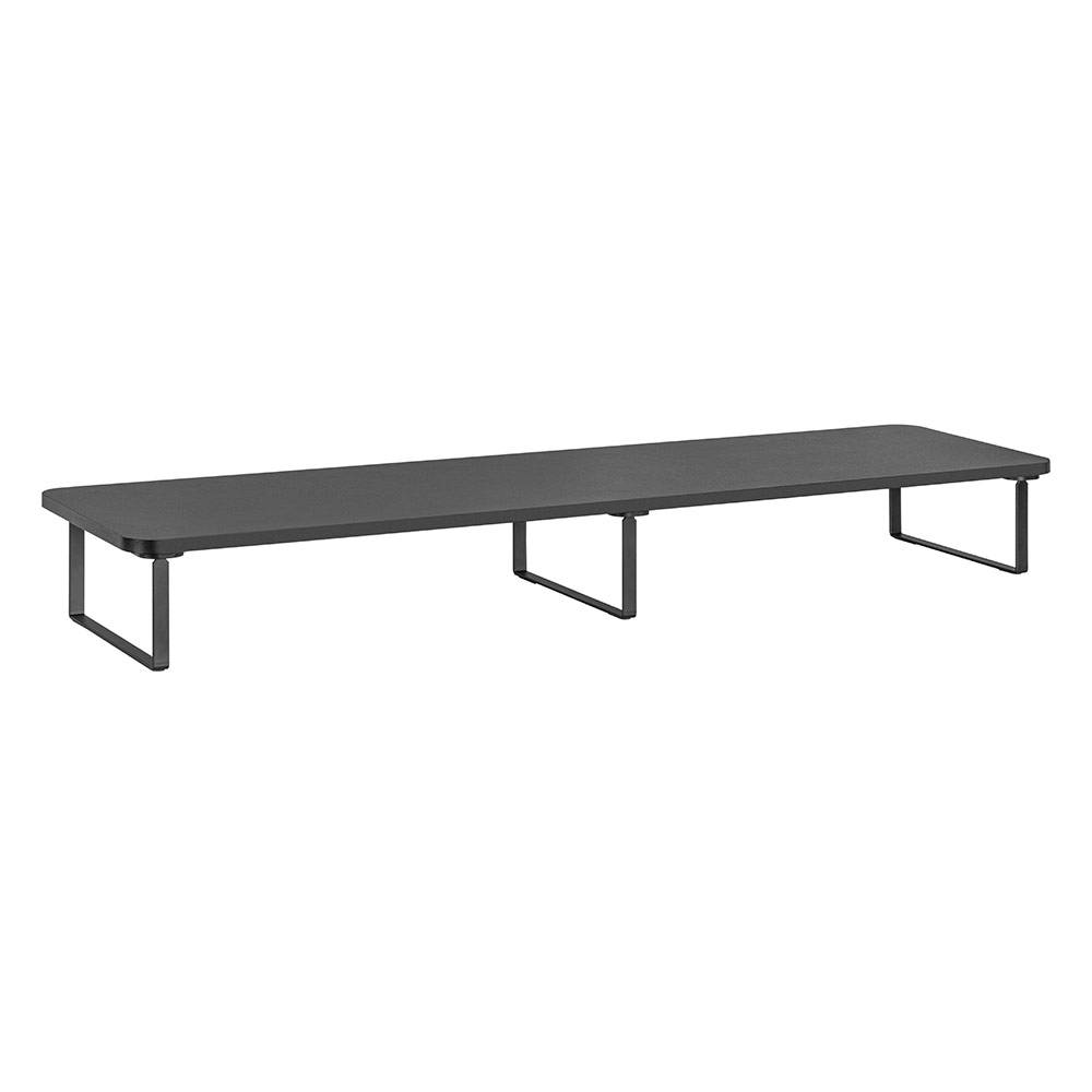 Base para 2 x Monitores Gembird MS-TABLE2-01 (Long Rectangle) Preto