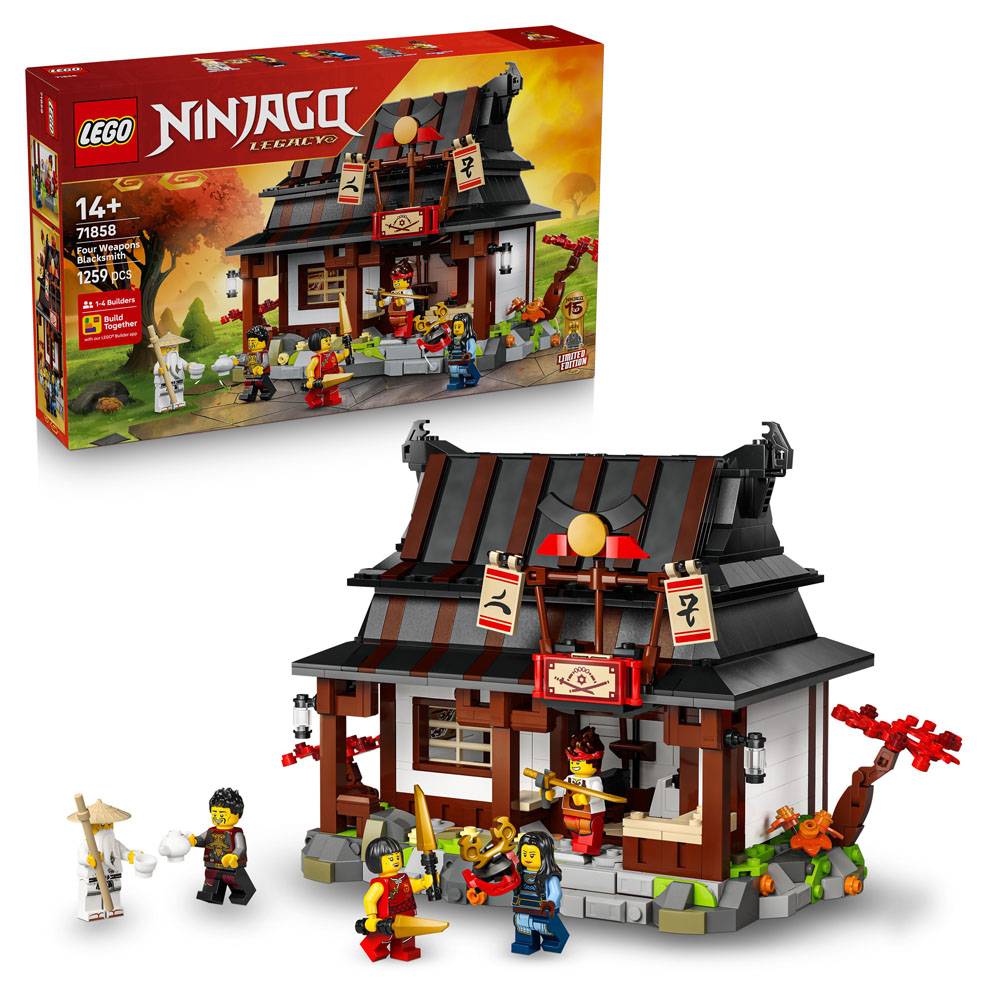 LEGO NINJAGO: Ferreiro «Quatro Armas» | Idades 14+ | 1259 Peças | Item 71858