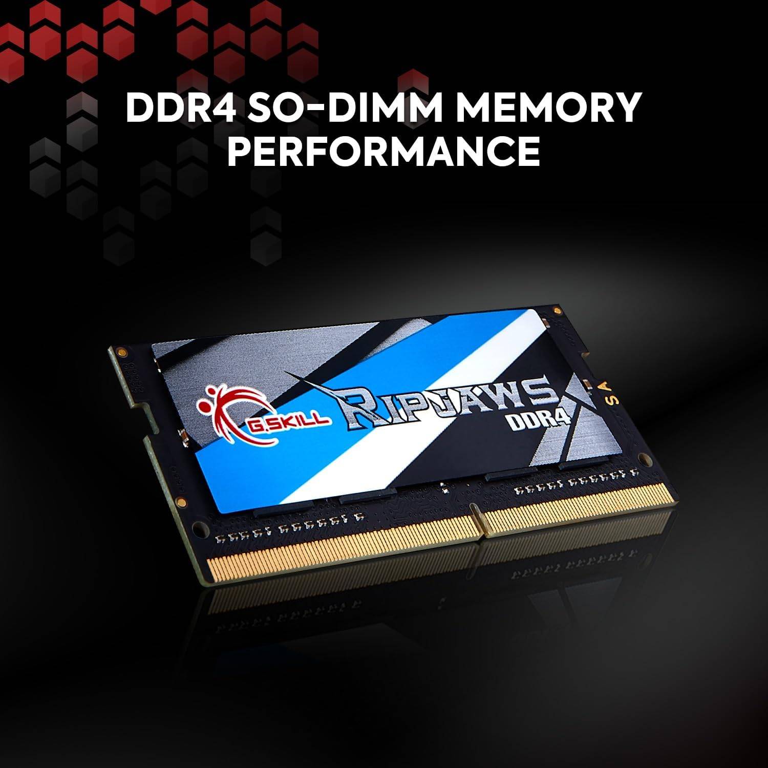 Memória RAM SO-DIMM G.SKILL Ripjaws 8GB (1x8GB) DDR4-2400MHz CL16