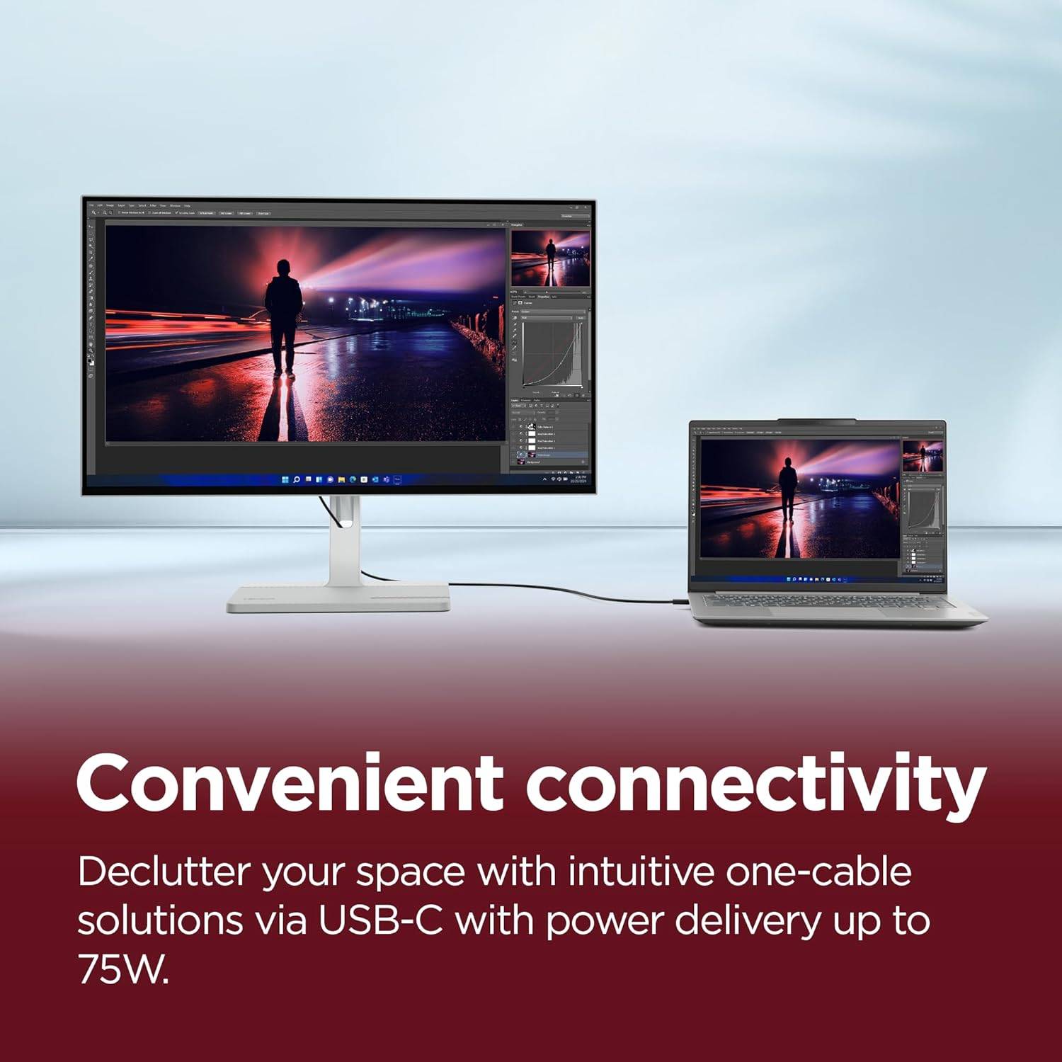 Monitor Lenovo L24D-4C IPS W-LED 23.8