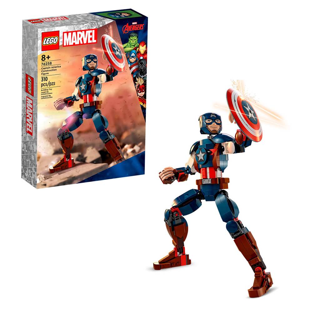 Figura lego capitan america online