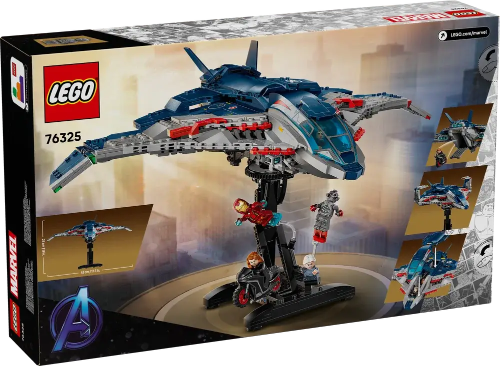 LEGO Super Heroes: Quinjet de Vingadores: Era de Ultron | Idades
