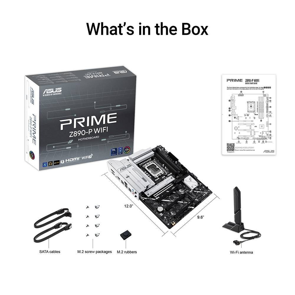 Motherboard ATX Asus Prime Z890-P WiFi Skt1851 | PCDIGA