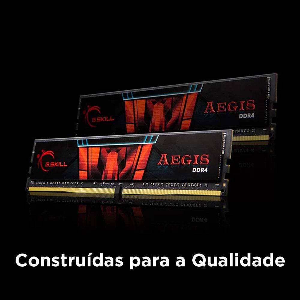 Memória RAM UDIMM G.SKILL Aegis 32GB (2x16GB) DDR4-3200MHz (Intel