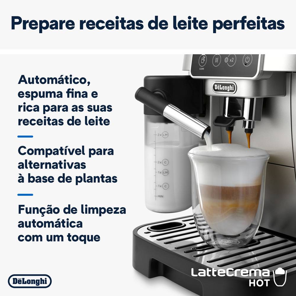 Máquina de Café Automática DeLonghi Magnifica Start ECAM220.80.SB