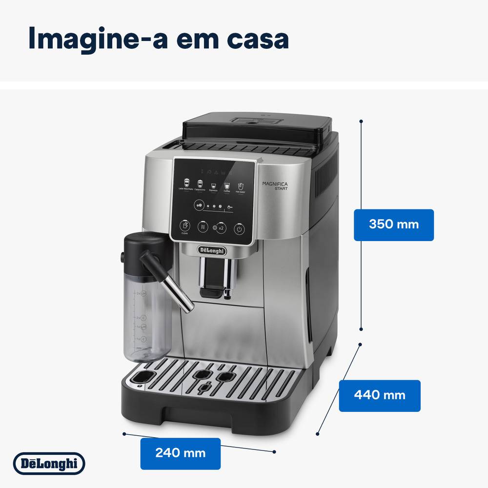 Máquina de Café Automática DeLonghi Magnifica Start ECAM220.80.SB