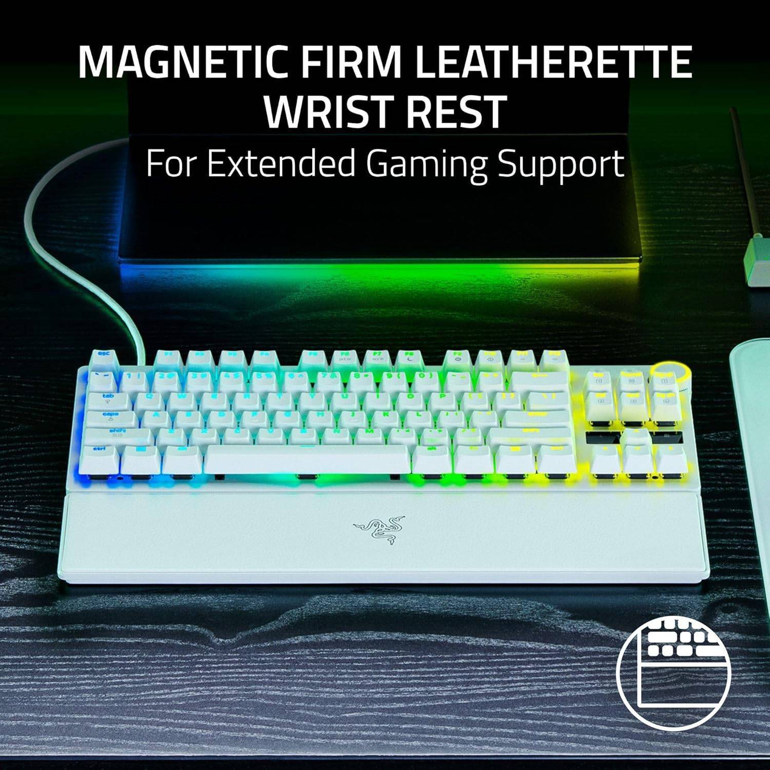 Teclado Mecânico Razer Huntsman V3 Pro Tenkeyless 8KHz Analog