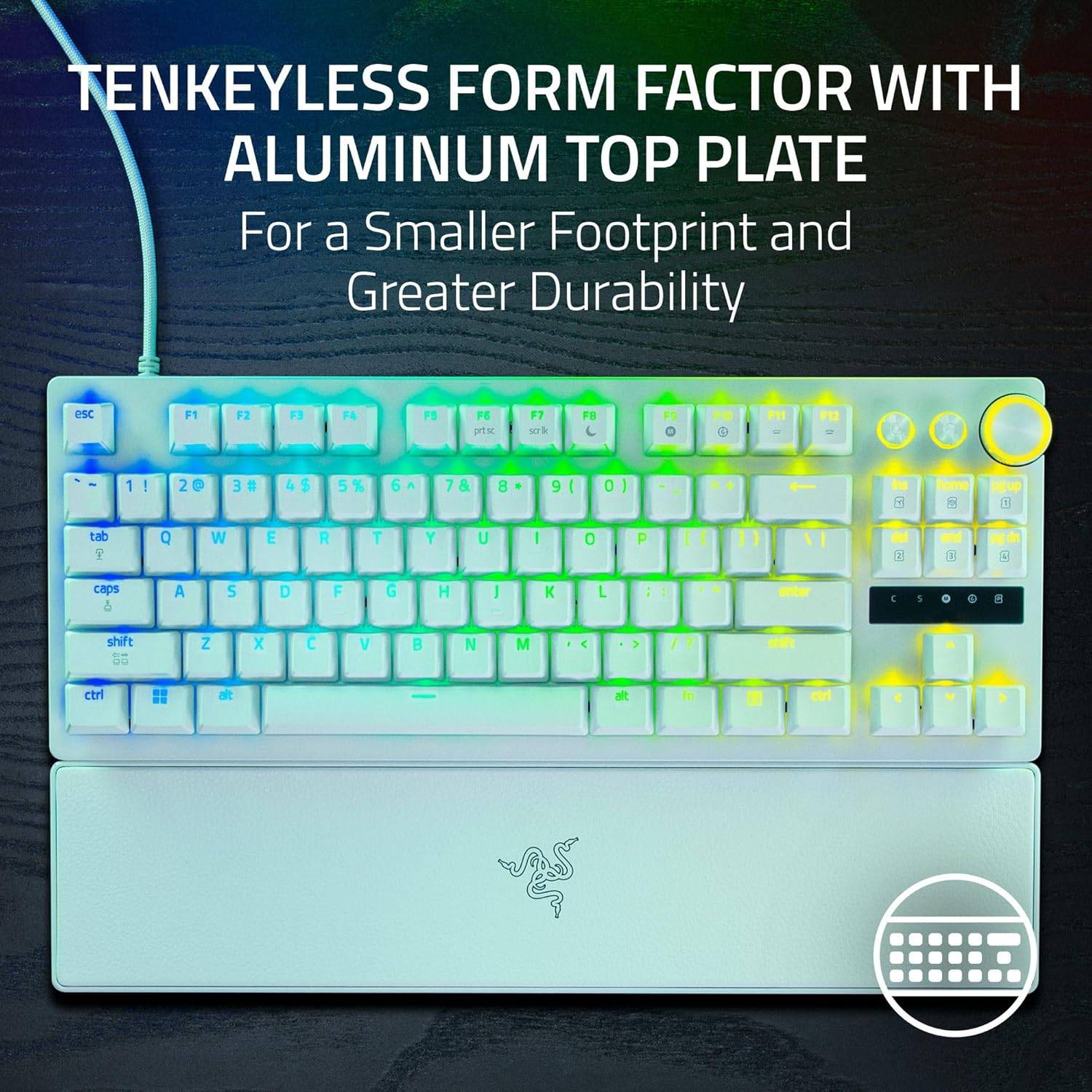 Teclado Mecânico Razer Huntsman V3 Pro Tenkeyless 8KHz Analog