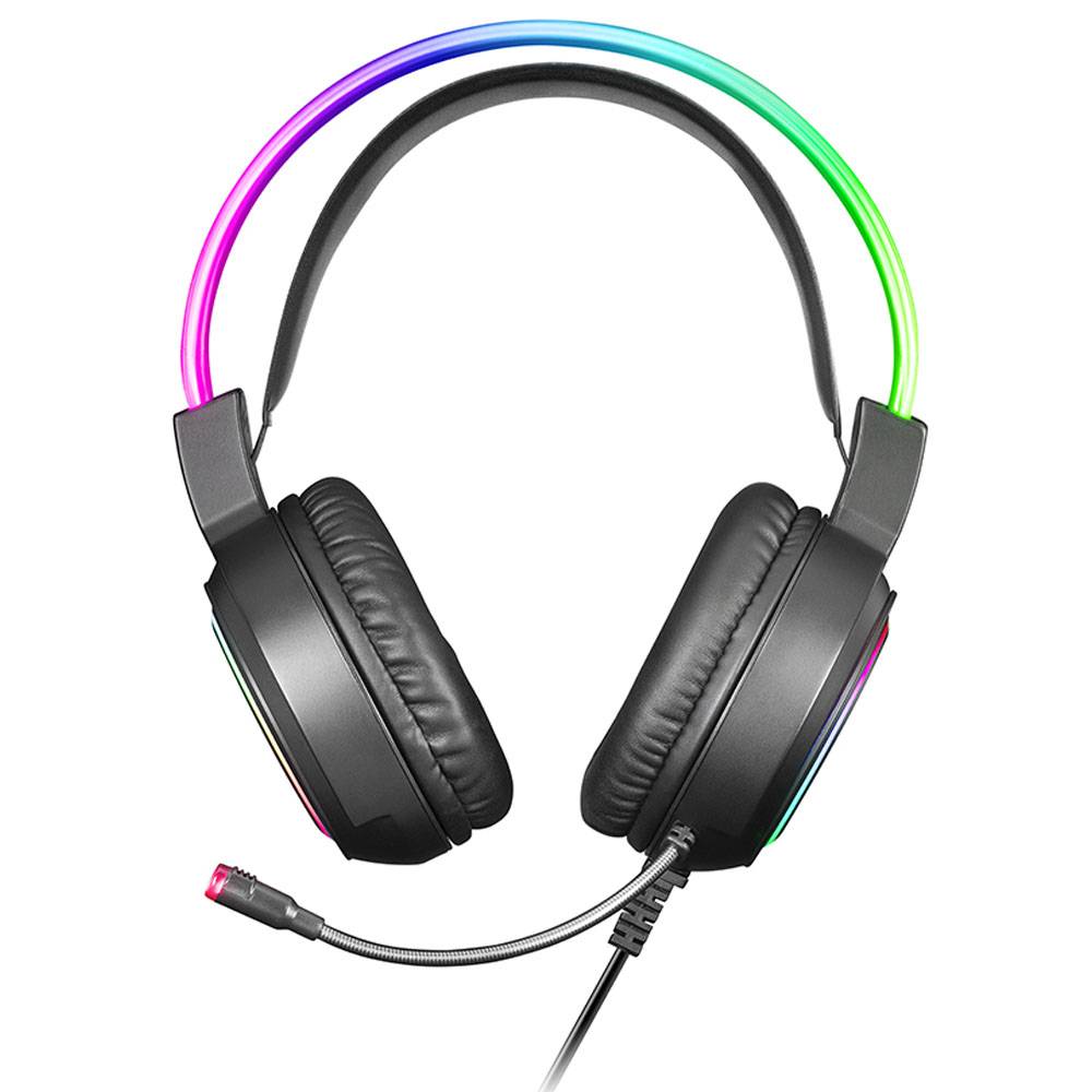Headset Mars Gaming MHRGB Chroma 360 PC/PS4/PS5/XBOX Preto PCDIGA