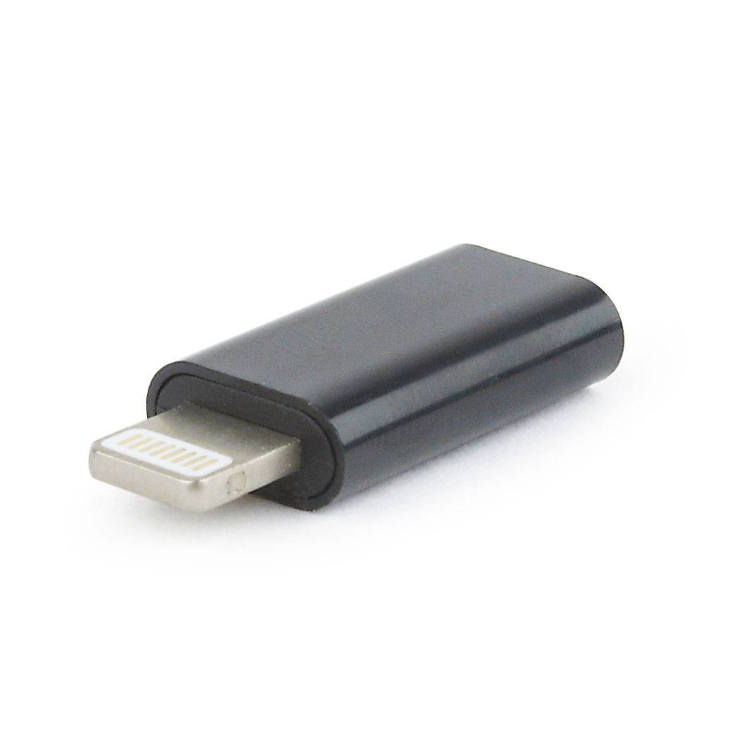 Adaptador Gembird A-USB-CF8PM-01 USB-C para Lightning Cinza