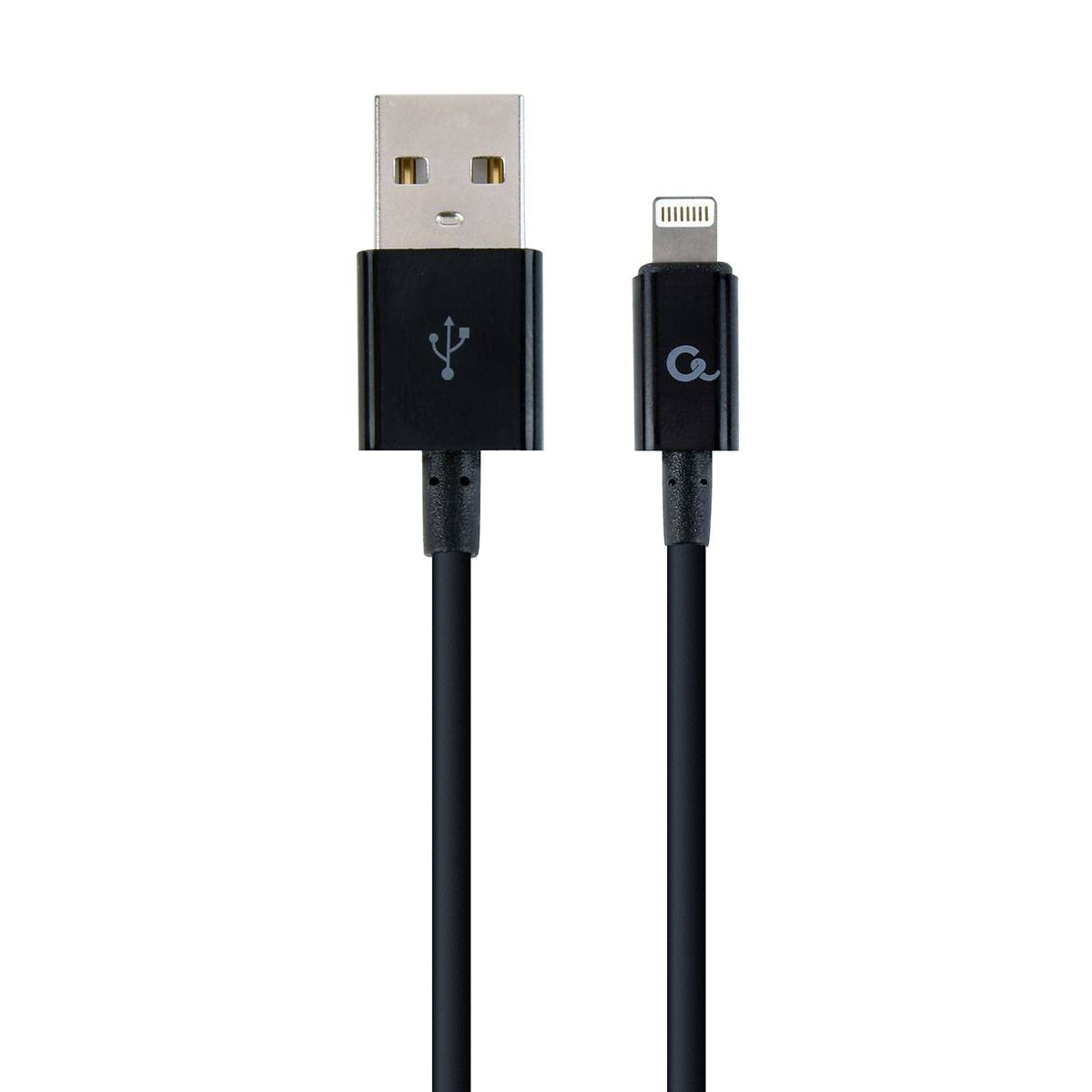 Cabo Gembird CC-USB2P-AMLM-2M USB-A para Lightning 2m Preto