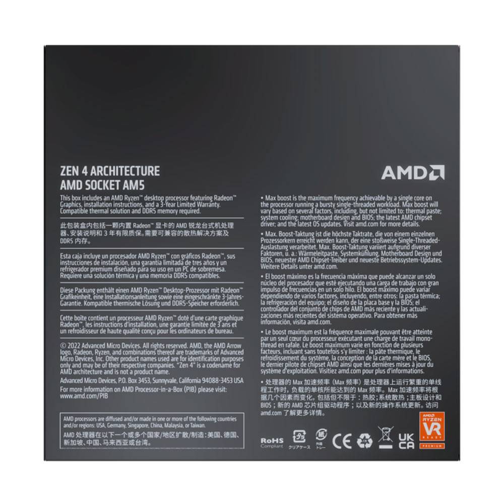 Processador AMD Ryzen 5 7600 