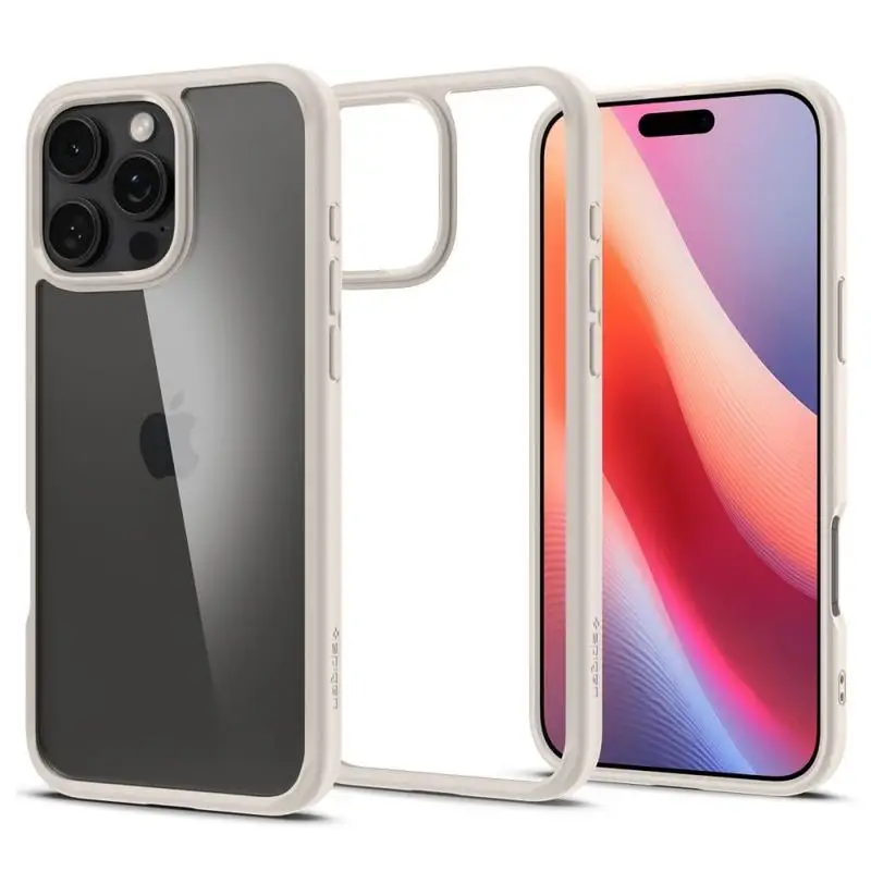 Capa Spigen iPhone 16 Pro Ultra Hybrid Natural Titanium