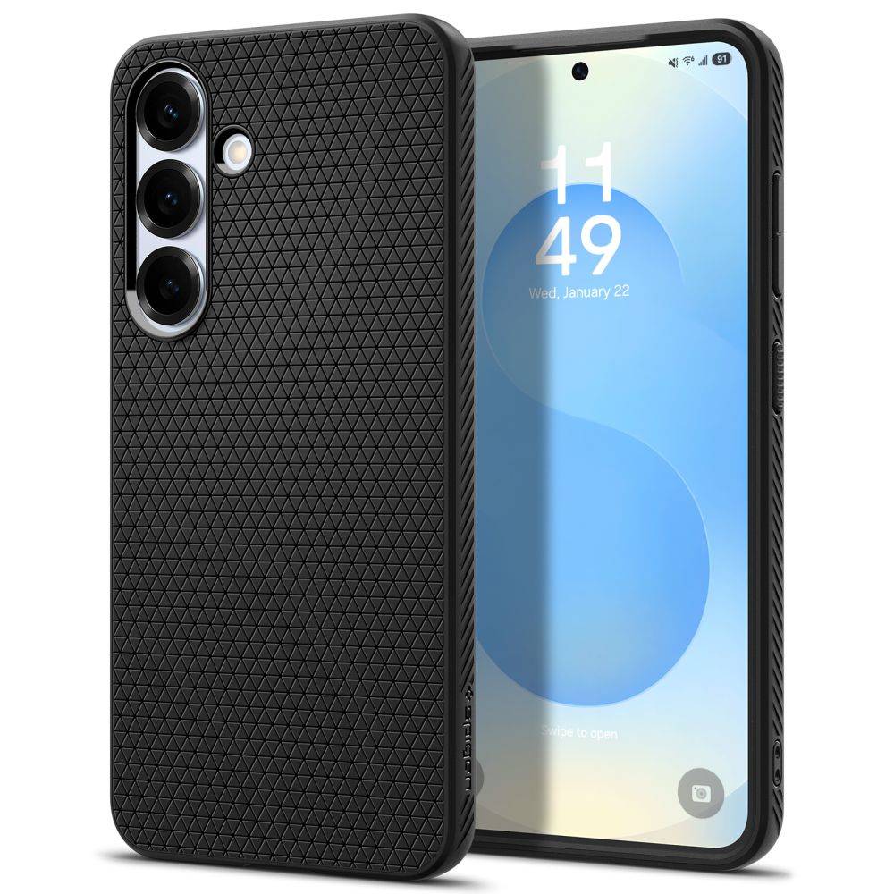 Capa Spigen Liquid Air Samsung Galaxy S25+ Matte Black