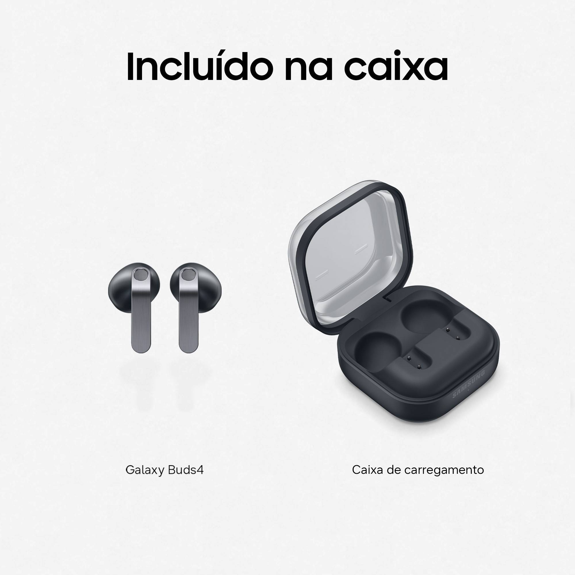 Auriculares Samsung Galaxy Buds 4 Bluetooth Preto | PCDIGA