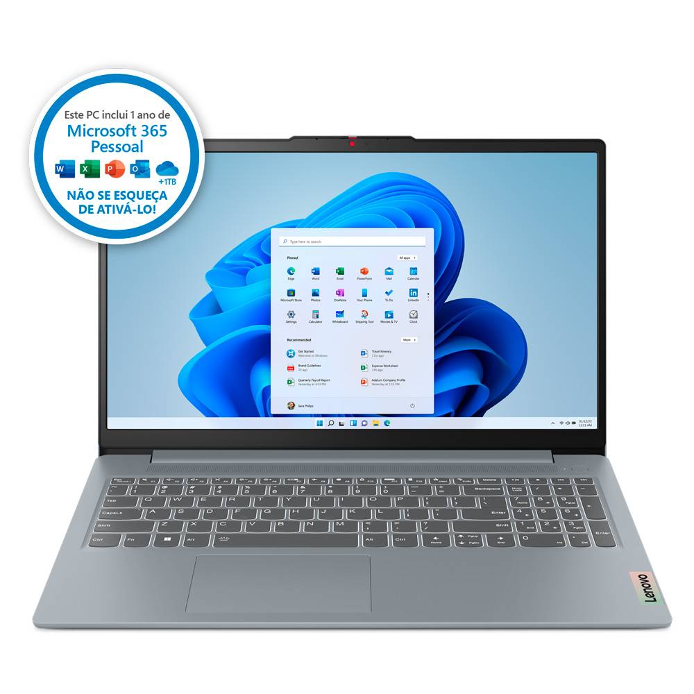 Portátil Lenovo IdeaPad Slim 3 15IAN8-538 15.6