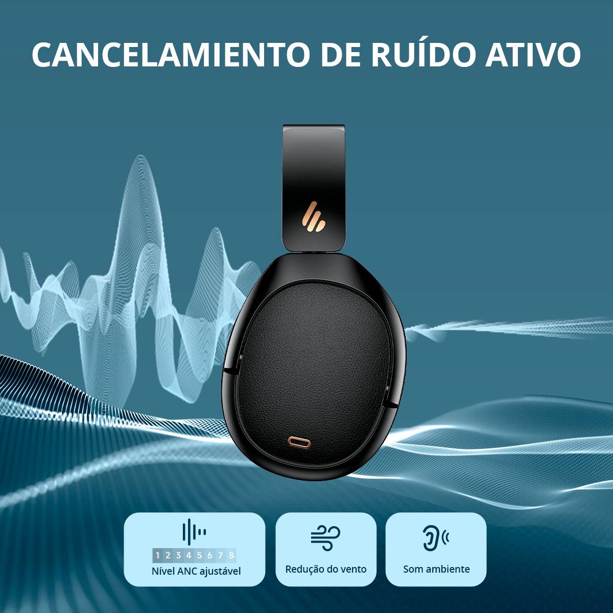 Headphones Edifier WH950NB 2025 Wireless Noise Cancellation Over