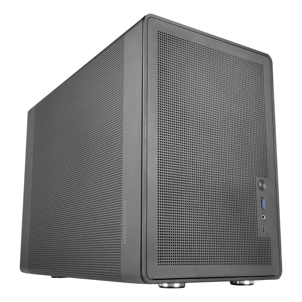 Caixa Micro-ATX Mars Gaming MC-XPRO Professional Compact Preta