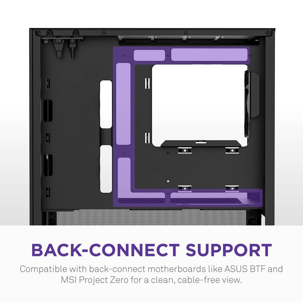 Caixa Micro-ATX NZXT H3 Flow (2025) Tempered Glass Preta | PCDIGA