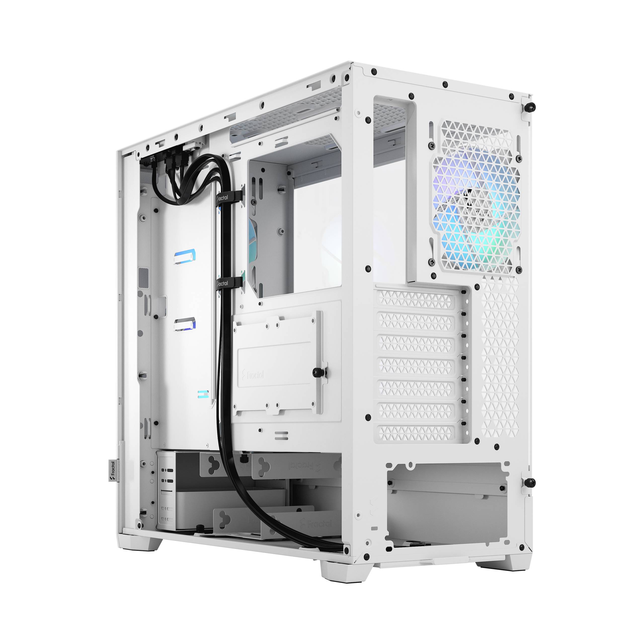 Caixa ATX Fractal Design Pop Air RGB White TG Clear Tint | PCDIGA