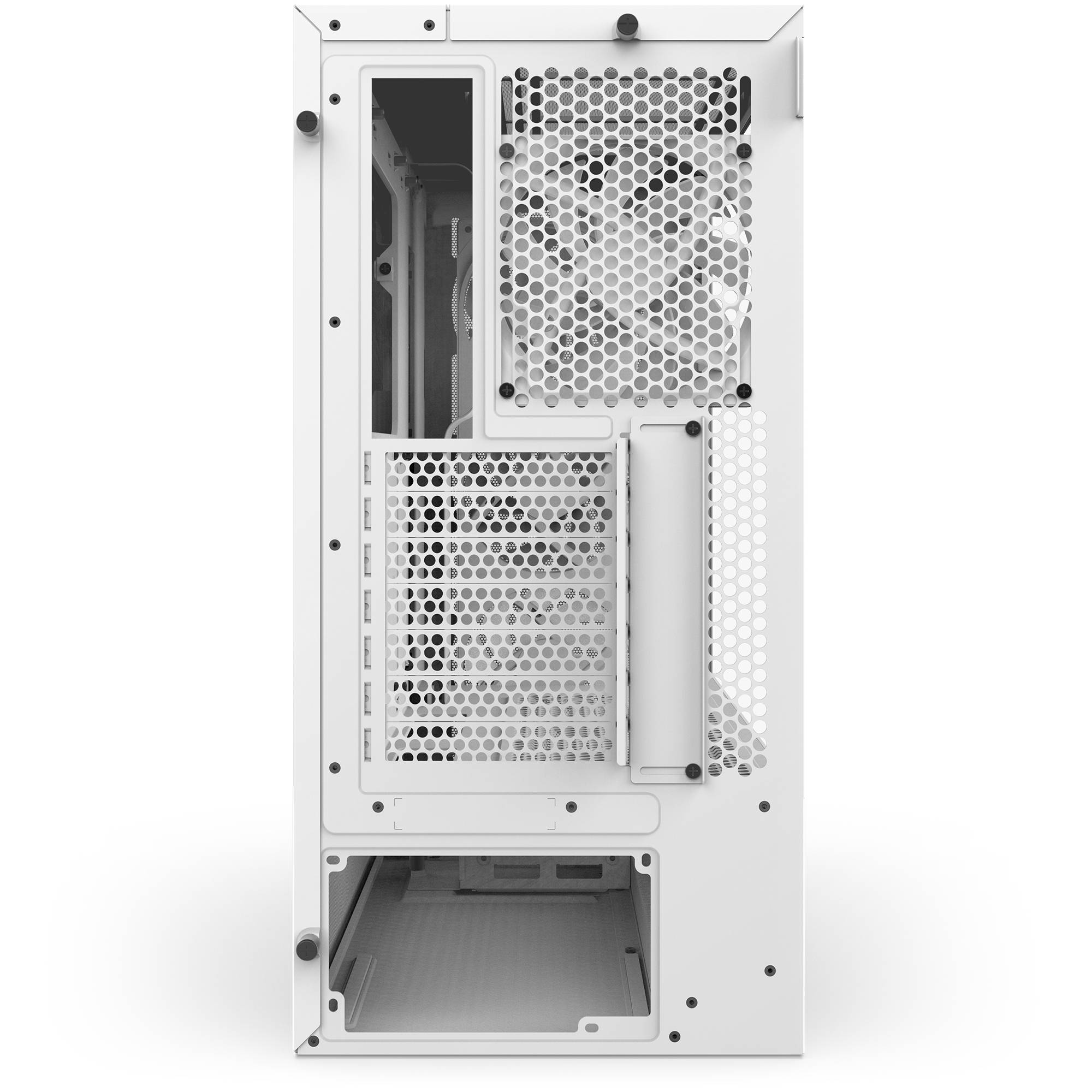 Caixa ATX NZXT H5 Flow (2024) Vidro Temperado Branca | PCDIGA